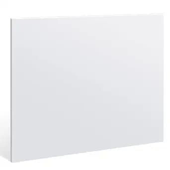 Sasylvia Hdpe Sheet, Hdpe Plastic Sheet Flexible High Density Polyethylene Cutting Board Solid Plastic Block for DIY Project Machining Home(1/2" X 24'' X 36'',White,1 Pcs)