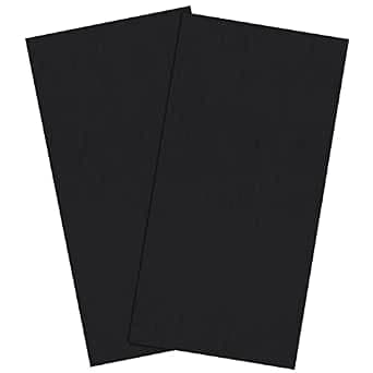 2Pack Anodized Aluminum Sheet 6 x 12 x 1/16(0.06") Inch Black Anodized Aluminum Metal Plates Engraving Blanks for Laser Engraving, DIY, 1.5MM Thin Decorative Aluminum Metal Sheets for Crafting
