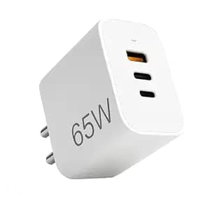 Addtam Original 65W Multi-Port Charger Type C PD Fast Charging Adapter for Laptop/MacBook/Tablet/Samsung/Google/Nothing/Motorola/Oneplus/iPhone & Android Smart Phones, Supports All Protocols