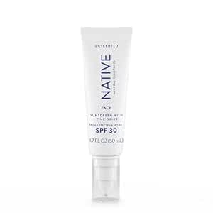 Unscented Mineral Face Lotion - SPF 30-1.7 fl oz
