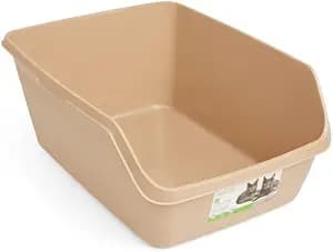 So Phresh by Petco Scatter Shield High-Back Litter Box, Tan, X-Large, 24" L X 18" W X 10" H