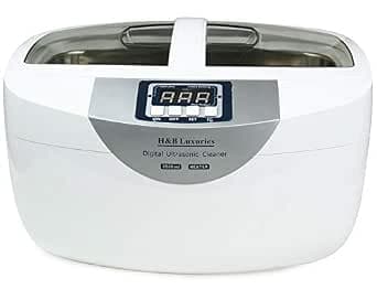 Industrial Grade Ultrasonic Cleaner 160 Watts 2.5 Liters with Heater for Gun Parts Carb Jewelry Dental