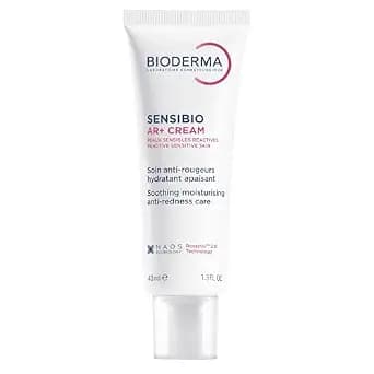 Bioderma Sensibio AR+ Cream, Facial Redness Relief Lotion for Sensitive Skin, Soothing and Moisturizing Care