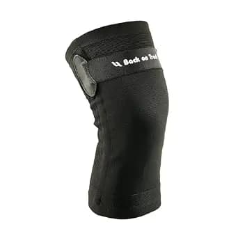 Back on Track Knee Brace with Removable Strap 1110 with Welltex Technology, Black, Medium