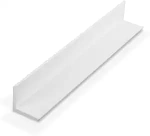 Outwater Plastics 1936-Wh White 1 X 1 X 7/64 (.100) Inch Thick Styrene Plastic Even Leg Angle Moulding 36 Inch Lengths (Pack of 4)