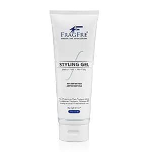 Styling Gel Fragrance Free 8 oz Medium Hold - Hair Styling Gel for Sensitive Skin - Hypoallergenic Parabens Free - Gluten Free Vegan Cruelty Free - for Men Women and Children