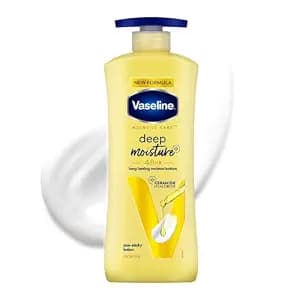 Vaseline Deep Moisture Body Lotion |For Dry Skin|Cushion Soft Skin| With Ceramides Hyaluron Moisture Fillers 600ml