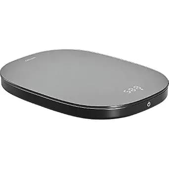 ZWILLING Enfinigy Digital Kitchen Food Scale, Max Weight 22lbs, Grams & Ounces, .1-gram Accuracy, Black