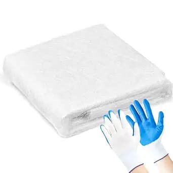 41in x 13yard Fiberglass Chopped Strand Mat Cloth 1 oz Quality Materials with a Pair of Gloves Molding Roofing Boat Repair with E-Glass Fiber Resin Compatible