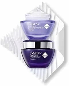 AVON Anew Platinum Day and Night Cream (Two Pack Set) Pack of 2