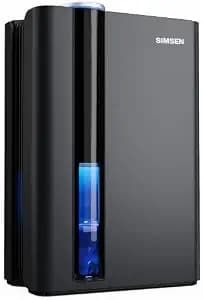 SIMSEN 95oz Dehumidifiers for Home, 800 sq ft Quiet Small Dehumidifier with Drain Hose, Dehumidifiers for Bedroom Bathroom Basements Closet RV (Black)