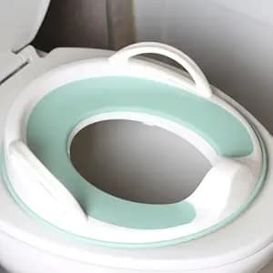 Jool Baby Potty Training Seat for Boys and Girls With Handles, Fits Round & Oval Toilets, Non-Slip with Splash Guard, Includes Free Storage Hook (Aqua)