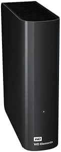 WD 12TB Elements USB 3.1 Gen 1 External Desktop Hard Drive - Ideal for easily expanding storage and storing photos, music, videos and important files - Black