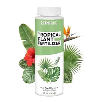 Tropical Plant Fertilizer – Liquid Plant Food for Bigger Leaves, Lush Growth & Stronger Roots, 8 oz