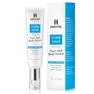 HANYWIL Dark Spot Remover for Face & Body Serum, Rapid Fade Treatment for Sun Spots, Age Spots, Melasma, Dermatologist-Tested Skin Tone Evenser