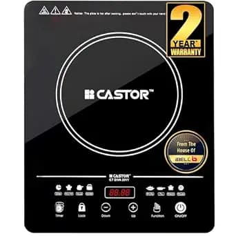 IBELL Castor DIVA Induction Cooktop 2000W, Touch Control, Auto Shut Off and Over Heat Protection, 2yr Warranty (Black)