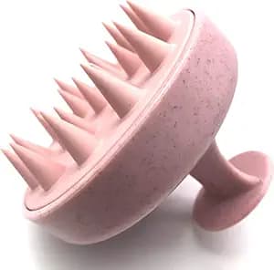Scalp Massage, Solar Powered Scalp Massager (Marble Pink), Head Massager, Hair Massager For Hair Growth