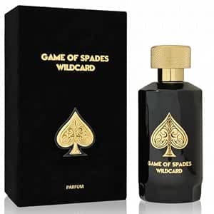 Jo Milano Game of Spades Wildcard Parfum Spray | 3.4 oz (100ml) | Vanilla, Apple, Tonka, Oud Wood, Bergamot Scent | Long Lasting Fragrance for Men