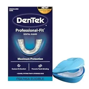 DenTek Professional-Fit Dental Guard, Mouth Guard for Grinding Teeth at Night, 1 Count