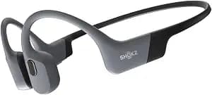 SHOKZ OpenSwim Pro - Open-Ear Bluetooth & MP3 Bone Conduction Sport Headphones, Swimming Headphones, IP68 Waterproof, Grey