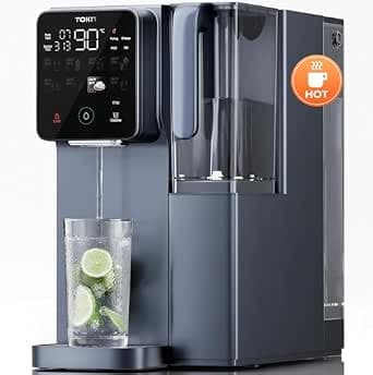 TOKIT T1 Pro Reverse Osmosis Water Filter Countertop, NSF/ANSI 58, RO Whole House Water Filter System with Remineralization and Instant Heating Tech, No Installation