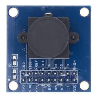 OV7670 VGA CMOS Camera Module 640x480 0.3MP Video Capture Board with I2C Interface 25° FOV Compatible with UNO Rduino ARM STM32 FPGA DIY Electronics Robotics Projects