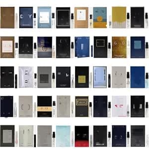 High End Cologne Samples for Men Random Selection, Men’s Designer Fragrance Sampler Set Mini Size Valentine's Day Gifts for Him (Pack of 20 Sample Vials)