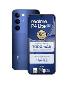 realme P4 Lite 5G (Mosaic Blue, 64GB Storage), (4GB RAM)