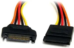 StarTech.com 12in 15 Pin Sata Power Extension Cable - 12 - Sata - Rohs Compliance