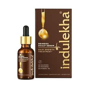 Indulekha Bringha Hair Growth Treatment Scalp Serum ,30ml |Ayurvedic Hair Growth Serum