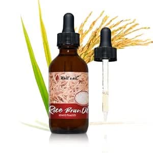 Well's Rice Bran Oil 2 fl oz | Promotes Hair Growth, Softness & Shine | Reduces Split Ends & Strengthens Roots | Visible Results in 4-6 Weeks