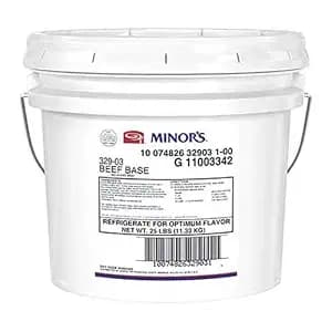 MINOR'S Beef Base, No Added MSG, 25 pound pail