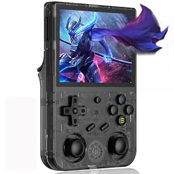 RG353VS Retro Handheld Game Linux System RG3566 3.5 inch IPS Screen,RG353VS with 64G TF Card Pre-Installed 4452 Games Supports 5G WiFi 4.2 Bluetooth Online Fighting,Streaming and HDMI rg 353v Aivuidbs
