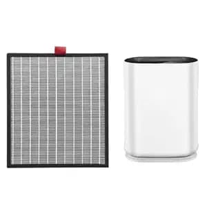 H14® HEPA + Activated Carbon Replacement Filter Compatible with Honeywell HAC25M1201W, A5 & I8 Air Purifiers | Traps Smoke, Odors, Allergens & PM2.5 | High Performance Air Purifier Filter | 1-Pack