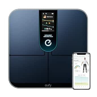 eufy by Anker Wi-Fi Fitness Tracking Smart Scale P3, Intelligent Analysis, 3D Virtual Body Mode, Bluetooth Weight Scale with Emojis, 16-Measurement Digital Scale with Heart Rate, BMI, Multi-Modes
