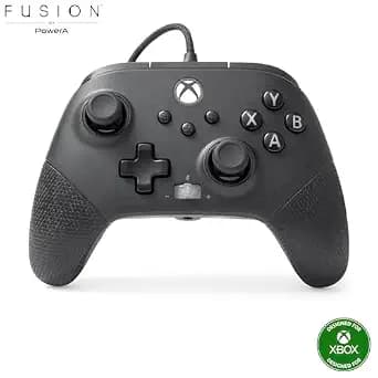 PowerA FUSION Pro 4 Wired Controller for Xbox Series X|S, adjustable height thumbsticks, hall effect thumbsticks, mappable buttons, officially licensed, works with Xbox One and Windows 10/11