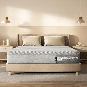 Wakefit Mattress | 10 Years Warranty | ShapeSense Orthopedic Classic Memory Foam Mattress (78x60x10 Inches, Medium Firm, Space Grey)