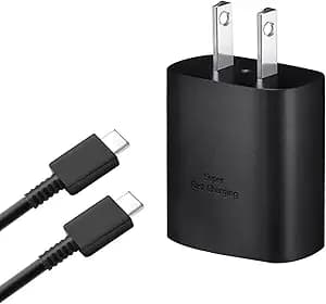 45W Super Fast Charger Type C, USB C Android Phone Charger for Samsung Galaxy S23 Ultra/S23/S23+/S22 Ultra/S22+/S22, Note 10/Note 20/S20/S21/S10/S9/S8, Galaxy Tab S7/S8, 45 Watt Charger Block