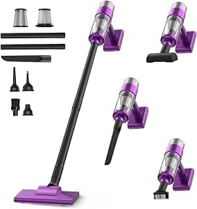 Stick Cleaner, Vacuum Cleaner, Floor, Cordless Vacuum Cleaner, Fast Charging, USB Rechargeable, Small Vacuum Cleaner, Strong Suction