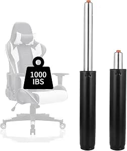 DAJAVE 2 Pack 5.5 Inch Office Chair Cylinder Replacement, Office Chair Gas Lift Cylinder, Hydraulic Pneumatic Shock Piston Heavy Duty(1000lbs) Universal Size Fits Most Executive Chairs