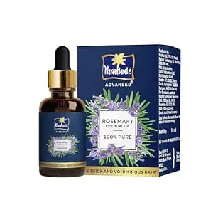Parachute Advansed Rosemary Essential Oil | 100% Pure | for Thick & Voluminous Hair | Moisturises dry hair, Reduces hair breakage, Improves hair Resilience | 14ml