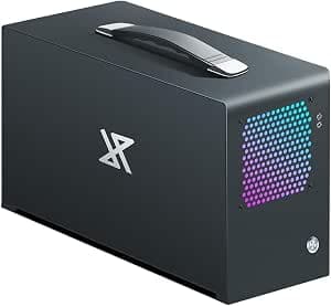 T99N ITX Gaming PC mini computadora 5.6L, E5-2699v3 2.3GHz, 18 núcleos, 36 hilos, GeForce GTX1080ti 11G NVME 16GB DDR4 RAM 512G M.2 SSD 550W PSU WiFi 6 Bluetooth 5.2 USB 3.2 computadora