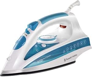 Russell Hobbs Steam Iron Supreme Steam Pro (2600 watt, 140 g/min extra steam burst, ceramic soleplate, self-cleaning & spray water function, drip stop, vertical steam), Iron 20562-56