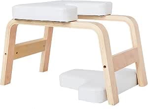 Yoga Headstand Stool, Yoga Headstand Chair for Home, Yoga Stool, Yoga Chair Headstand, Headstand Chair, Inversion Chair, Yoga Handstand Bench (White)