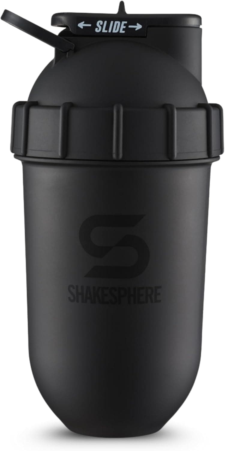 SHAKESPHERE Tumbler - 24oz Bladeless Blender -Purees Raw Fruit, Matte Black