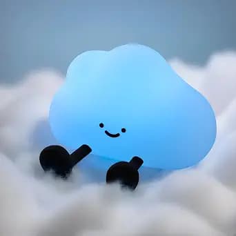 YISUN Cloud Night Light, Colorful Silicone Night Lights for Nursery, Rechargeable Dimmable Bedside Lamp with Timer, Soft Squishy Night Lamp Portable Kids Gift for Girls, Boys, Babies