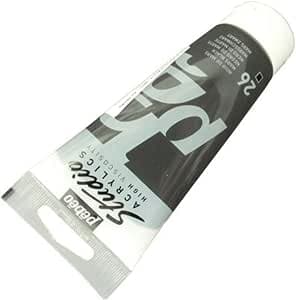 Pébéo - Fine Acrylic Studio Plastic - Multilayer Paint for Your Creativity - Acrylic Paint Black - March Black - 100ml