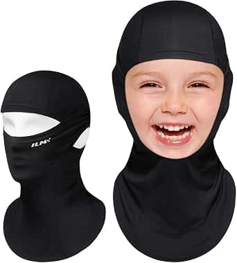 ILM Balaclava Motorcycle Face Mask Adult Youth - Balaclavas Black Winter for Cycling Running Ski Snowboard Working Cold Weather FM01