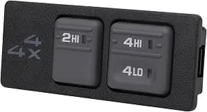 4 Wheel Drive Switch 4WD 4x4 Transfer Case Control Compatible with 1996 1997 1998 1999 2000 Chevy GMC Chevrolet C1500 C2500 C3500 K1500 K2500 K3500 Suburban Tahoe Yukon Replace OEM 15969707