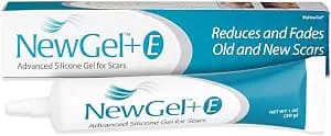 NewGel Plus Scar Gel by MyNewGel Advanced Professional Silicone Treatment for Old and New Scars w Vitamin E, High-Potency for Surgery, Keloids, Burns, and Facial Blemish Scars (30 Grams) - 1 oz